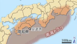 南海トラフ位置図