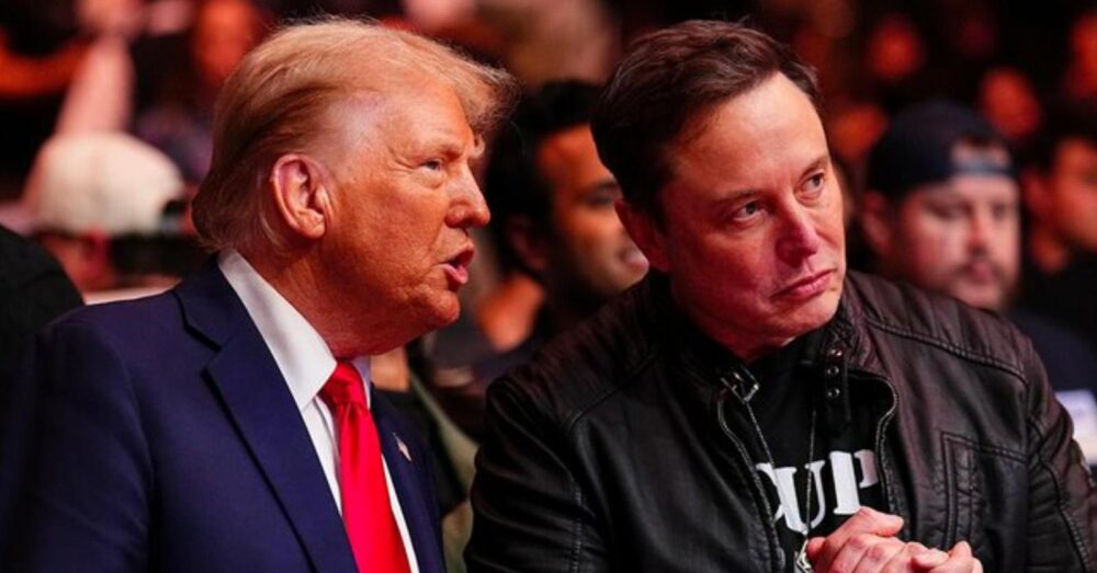 トランプ大統領とイーロン・マスク